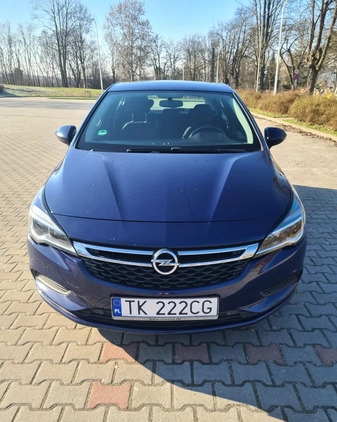 Opel Astra cena 34900 przebieg: 123000, rok produkcji 2017 z Kielce małe 92